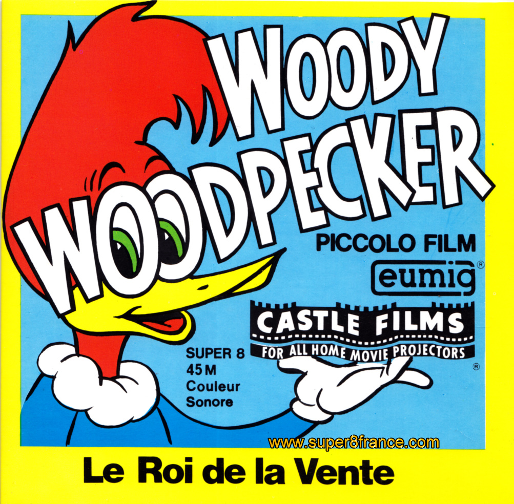 Film Super 8 d'édition pour projecteur - Woody Woodpecker - Le roi de